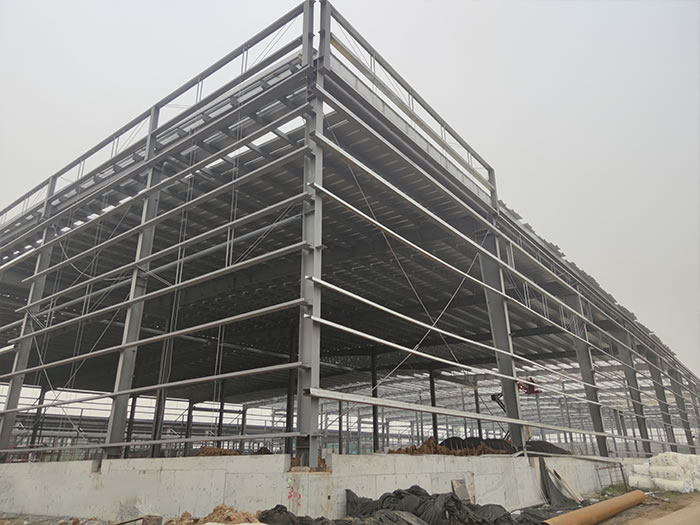 长乐钢结构厂房网架工程